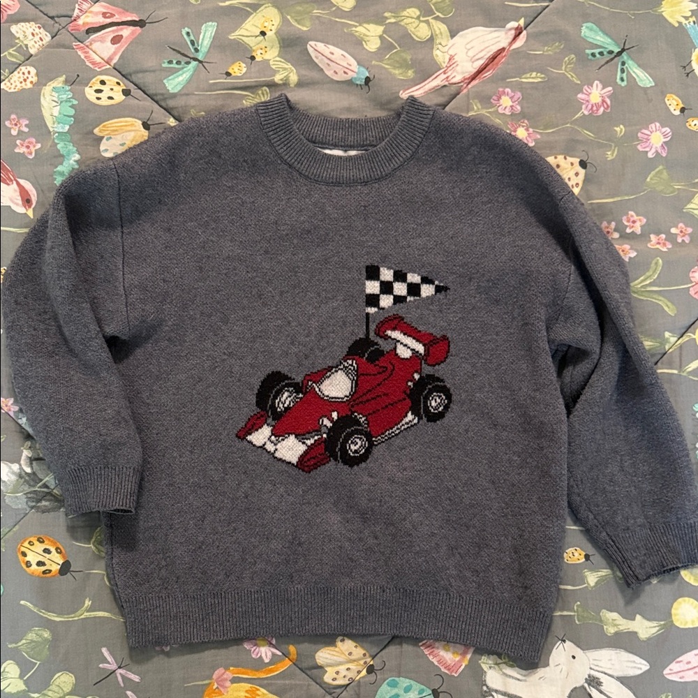 Zara Race Car Sweater